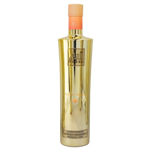 Au Vodka Juicy Peach vodka 70cl - British product