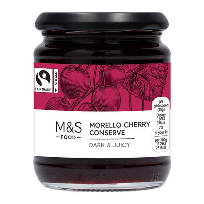 M&S M&S Morello Cherry Fruit Conserve 340g- Buy online at McGrocer
