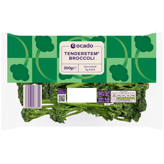 Ocado Tenderstem Broccoli Fresh Vegetable 300g (British brand)