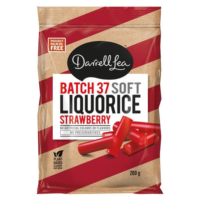 Darrell Lea Batch 37 Réglisse Fraîche Fraise 200g