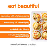 Itsu Chicken Soup Dumplings 168g, UK version