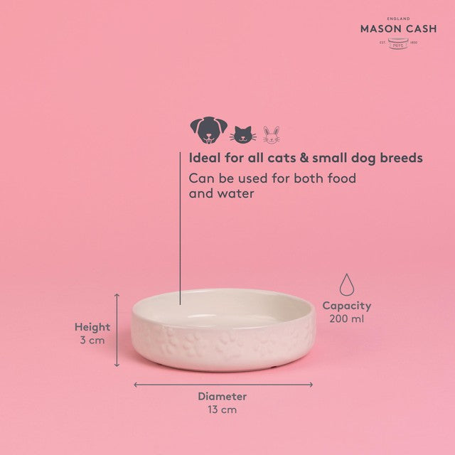 Mason Cash cream cat saucer 13cm, imported from the UK