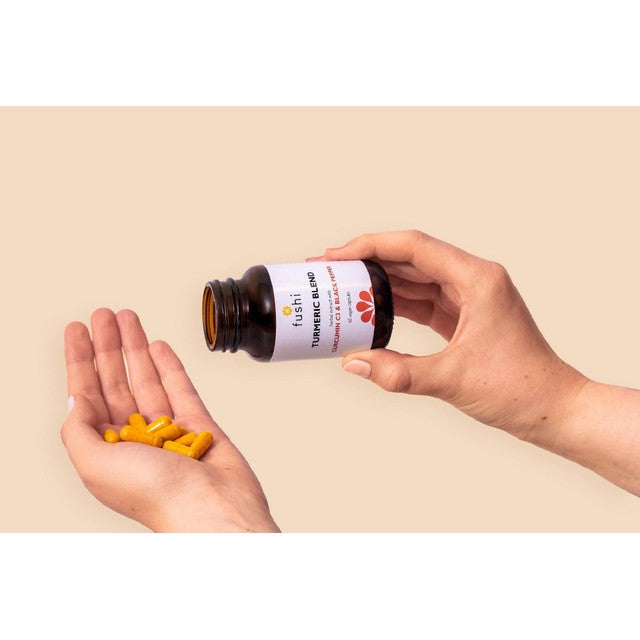 Fushi Tumeric C3 and Bioperine extract supplement capsules - British product