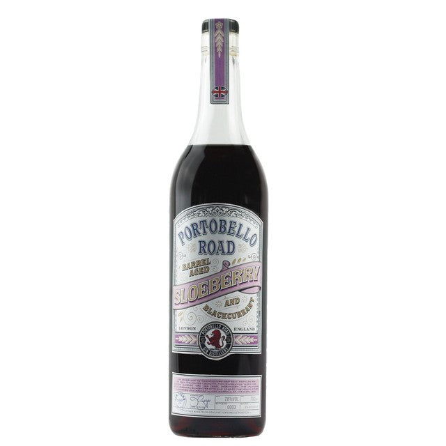 Portobello sloeberry & blackcurrant gin 50cl, imported from the UK