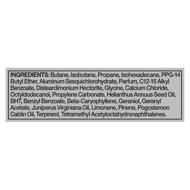 Lynx Black anti-perspirant deodorant spray 250ml, UK version