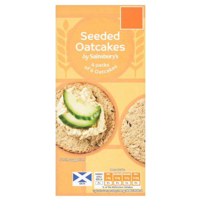 Sainsburys Seeded Oatcakes 250g