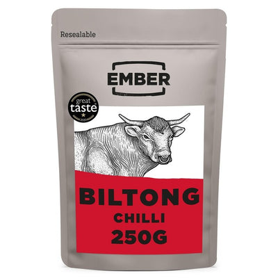M&S Ember Snacks Beef Cuts Chilli Biltong 250g- Buy online at McGrocer
