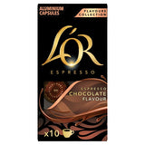 L'OR chocolate espresso coffee pods 10 capsules, UK version