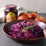 Kuhne Red Cabbage Pickled Jar 350g glass jar, UK version