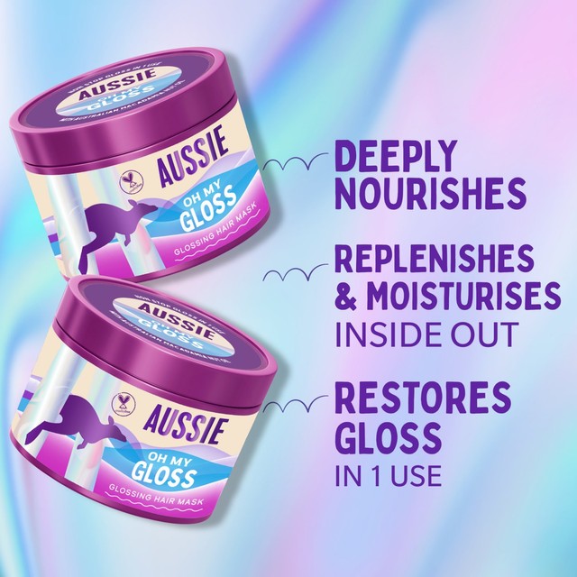 Aussie Oh My Gloss hair mask 500ml - British product