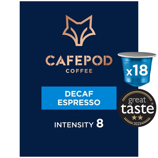CafePod coffee pods Decaf Brunch Blend 18 pods, UK version