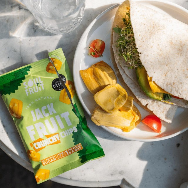 Soul Fruit Freeze Dried Jackfruit Crisps 20g (British brand)