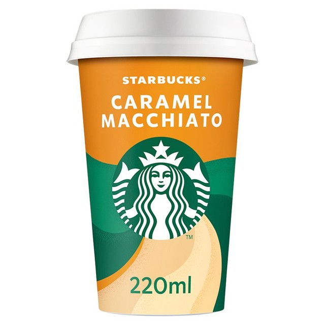 Starbucks Caramel Macchiato iced coffee 220ml (British brand)