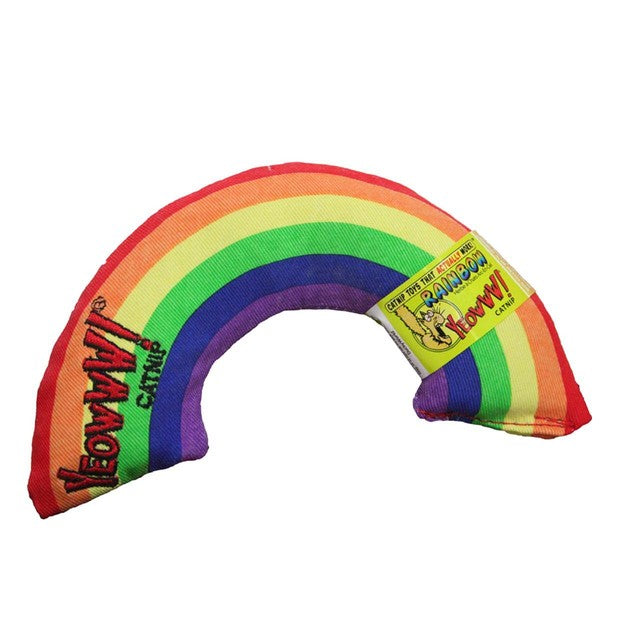 Yeowww catnip rainbow toy 6 long (British brand)