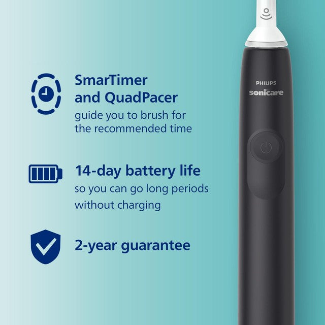 Philips Sonicare Series 3100 Black electric toothbrush, imported from the UK