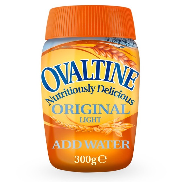 Ovaltine Original Light malted drink powder 300g, imported from the UK