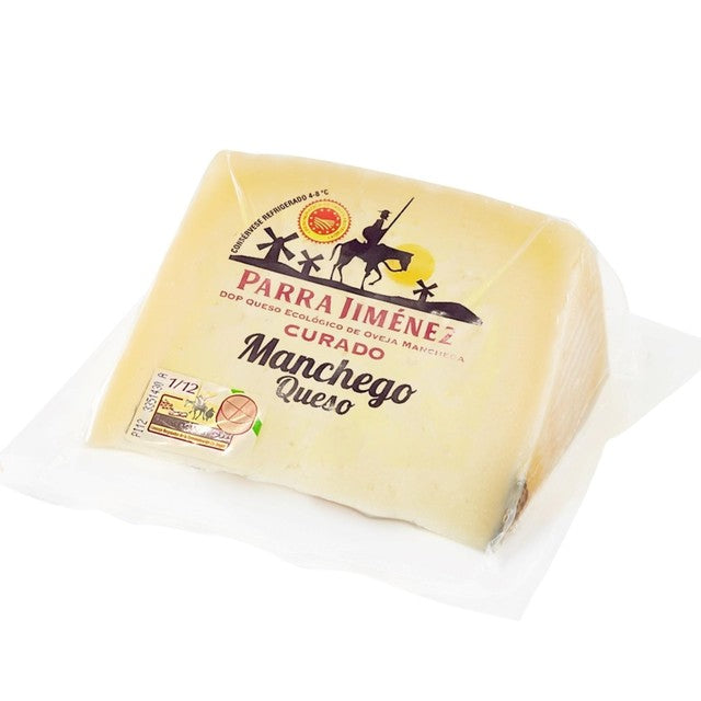 Brindisa organic Manchego cured cheese wedge (British brand)
