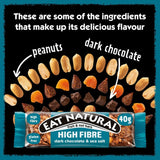 Eat Natural dark chocolate sea salt bars 3x40g - British product