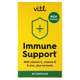 VITL immune support supplement capsules 30 pack (British brand)
