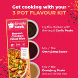 SimplyCook Korean Fried Rice recipe kit 70g (British brand)
