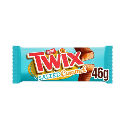 M&S Twix Salted Caramel & Milk Chocolate Fingers Biscuit Snack Bar- Buy online at McGrocer