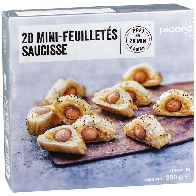 Picard 20 mini sausage rolls, imported from the UK