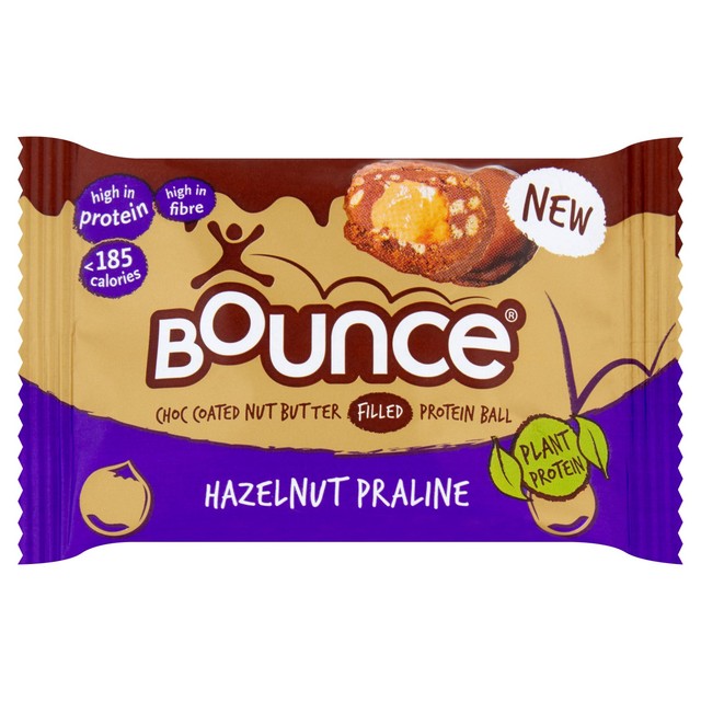 Bounce hazelnut praline protein ball 40g - British product