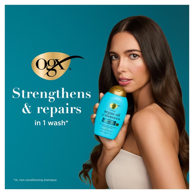 OGX Argan Oil of Morocco Shampoo 385ml, imported from the UK