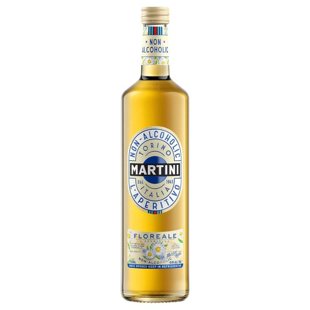 Martini Floreale non-alcoholic vermouth aperitivo 75cl, imported from the UK