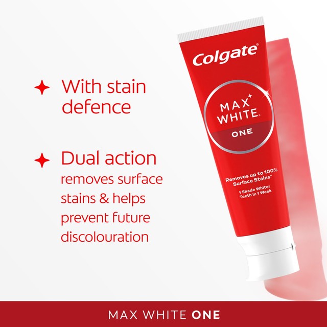 Colgate Max White One Teeth Whitening Toothpaste 75ml - British product