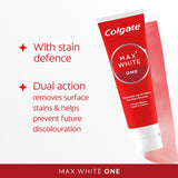 Colgate Max White One Teeth Whitening Toothpaste 75ml - British product