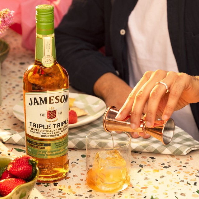 Jameson Triple Triple Irish whiskey 70cl, UK version