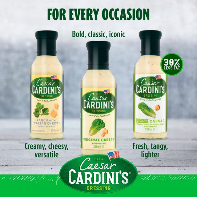 Cardini's Light Caesar Salad Dressing 350ml - British product