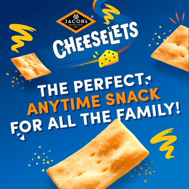 Jacob's cheese flavour snack biscuits 125g, UK version