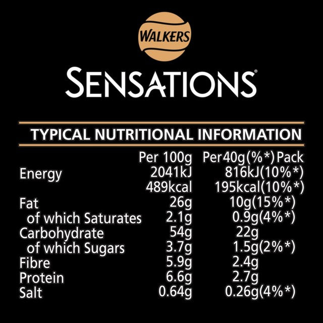 Sensations Thai Sweet Chilli crisps bag, UK version