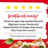 Ryvita Original Crispbread 250g, imported from the UK