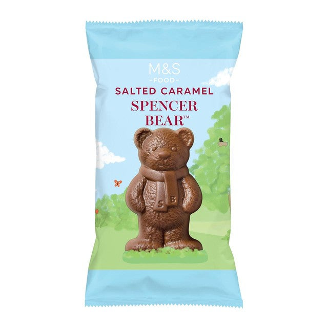 M&S salted caramel chocolate bear 25g, imported from the UK