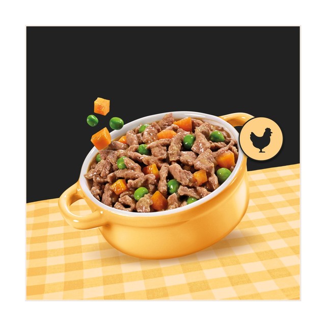Cesar Country Stew wet dog food trays 8 x 150g - British product
