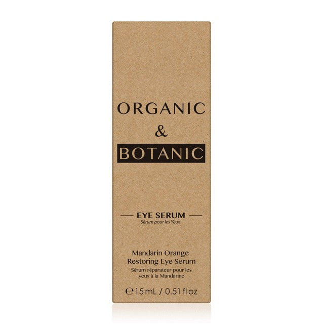 Organic & Botanic Mandarin Orange Brightening Eye Serum 15ml, imported from the UK