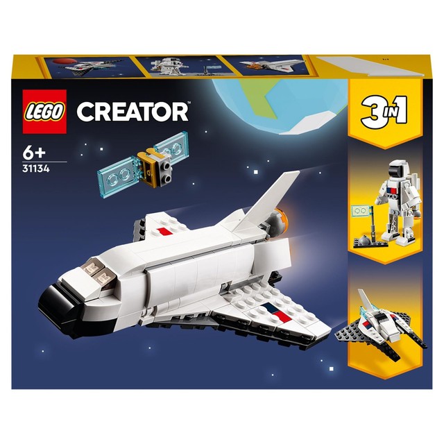 LEGO Creator Shuttle 31134 space toy building set 144 pieces, UK version