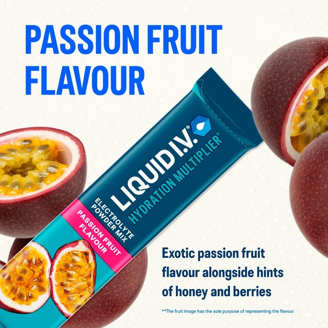 Unilever Liquid I.V. passion fruit hydration sachets 6x16g, UK version