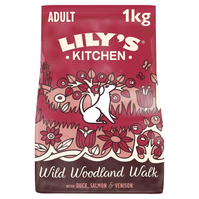 Lily's Kitchen duck salmon venison dry dog food 1kg, UK version