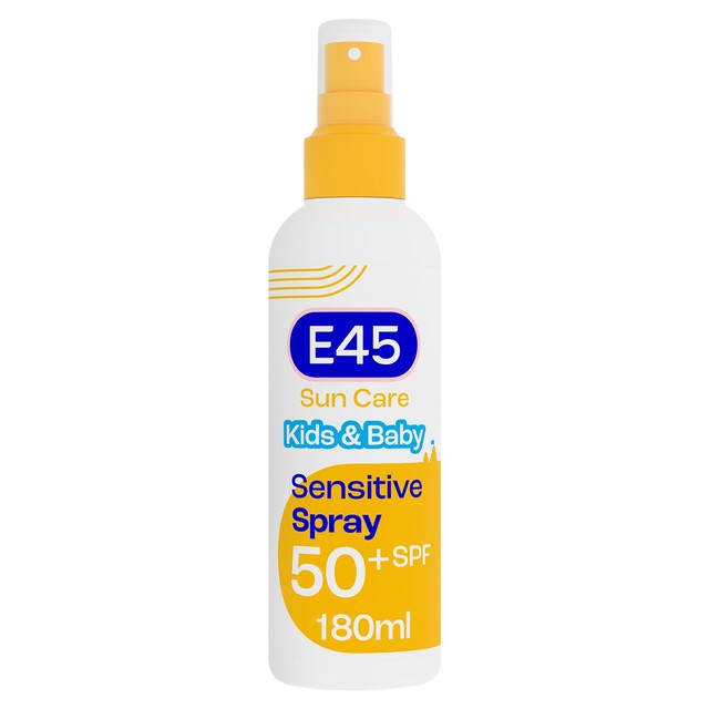 E45 kids sun spray SPF 50+, UK version