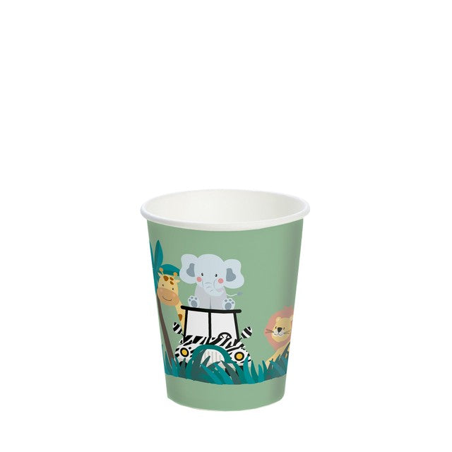 Duni Safari Kids Paper Cups 10 pack, UK version