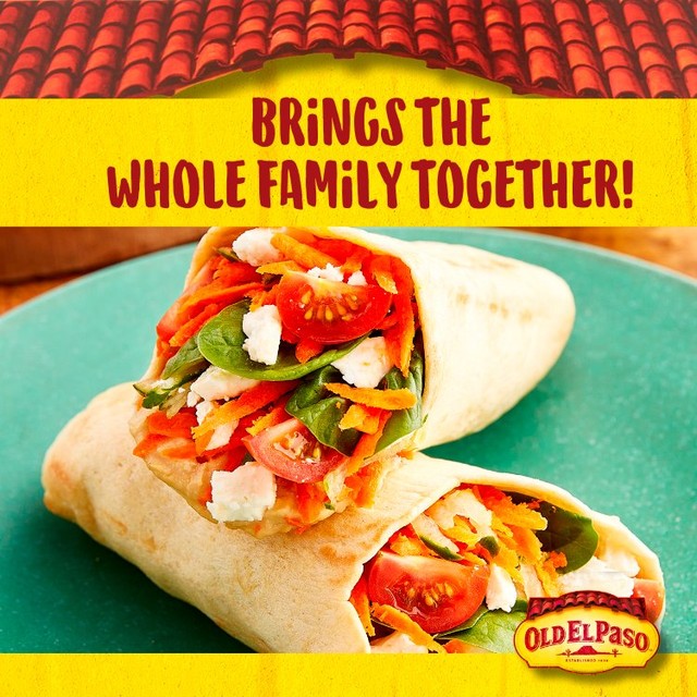 Old El Paso mild BBQ tortilla pocket kit 380g, imported from the UK