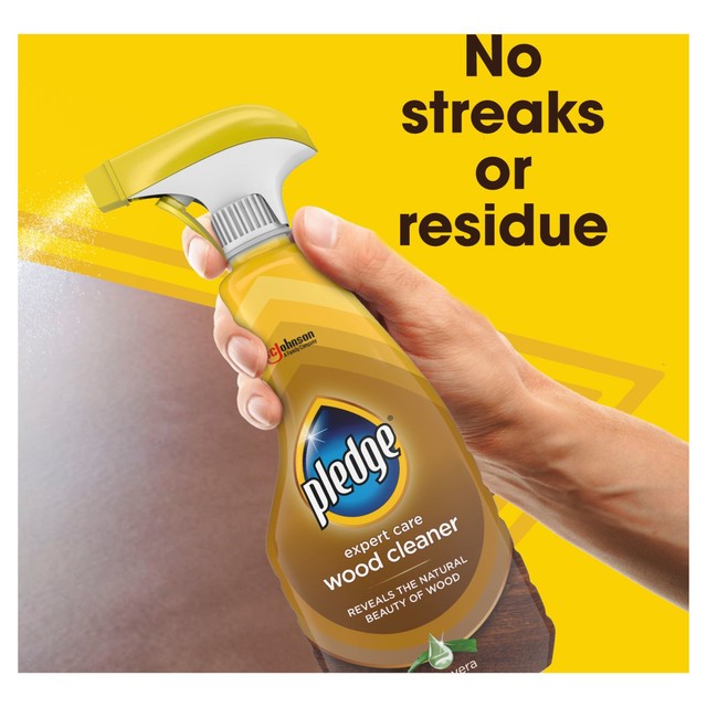 Pledge Wood Cleaner Spray Aloe Vera 500ml, imported from the UK