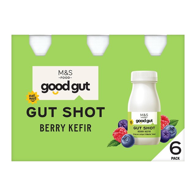 M&S berry kefir gut shot multipack (British brand)