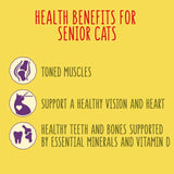 GO-CAT senior chicken and turkey dry cat food 750g (British brand)