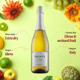Virgin Wines Senti Prosecco Italian sparkling wine 750ml, imported from the UK