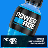 Powerade Berry & Tropical flavour sports drink 500ml, imported from the UK